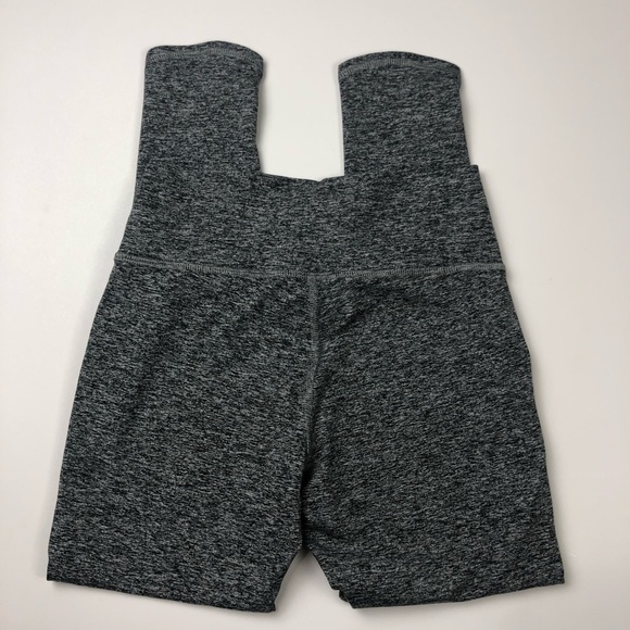 Joah Brown Lift Leggings Marled Gray Scallop Ankle - Picture 5 of 7